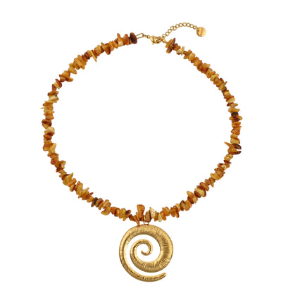 Golden Brown Necklace