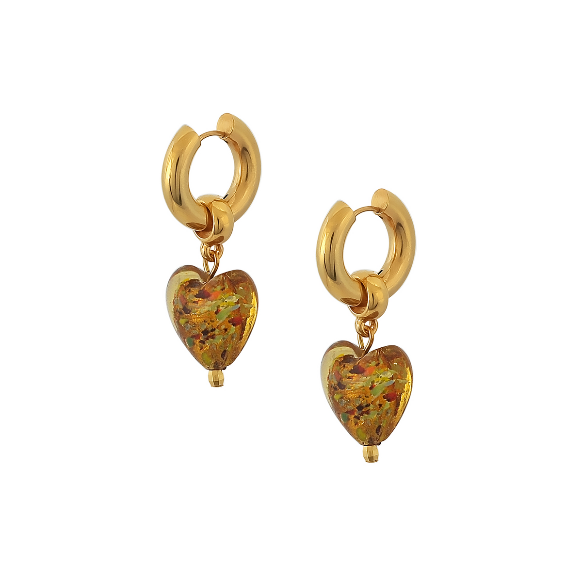 Heart Of Glass Earrings
