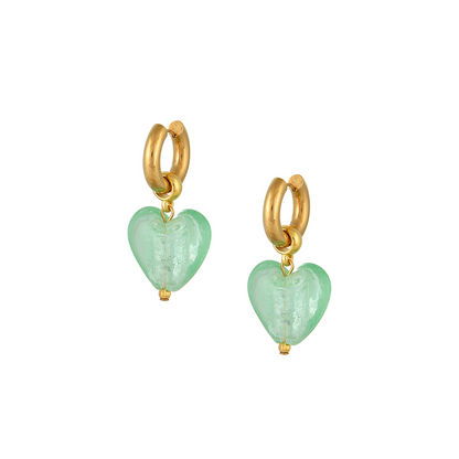 Heart Of Glass Earrings