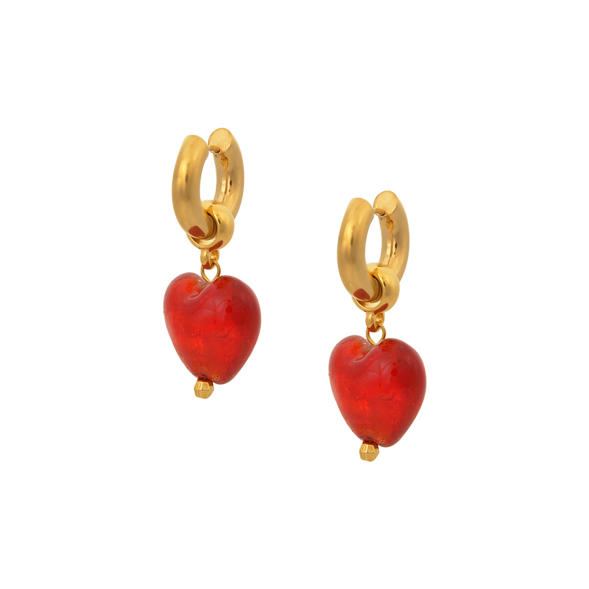 Heart Of Glass Earrings