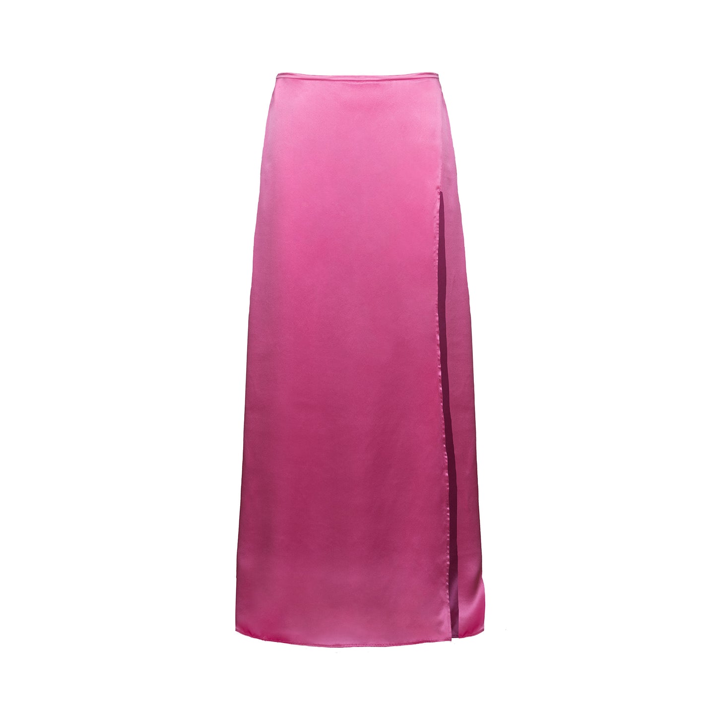 JADE SILK SKIRT – FUCHSIA